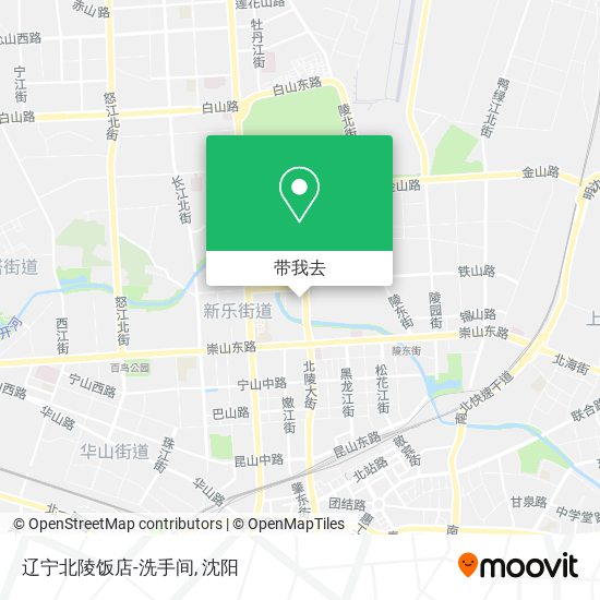 辽宁北陵饭店-洗手间地图