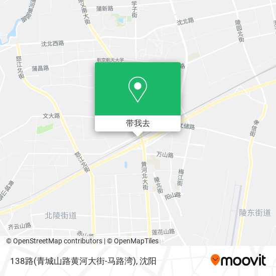 138路(青城山路黄河大街-马路湾)地图