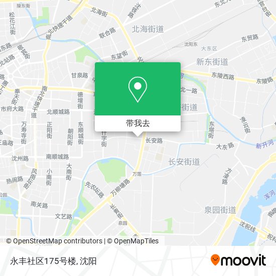 永丰社区175号楼地图