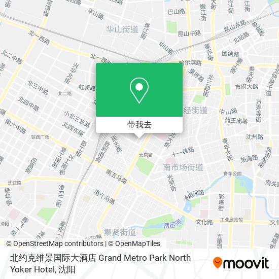 北约克维景国际大酒店 Grand Metro Park North Yoker Hotel地图