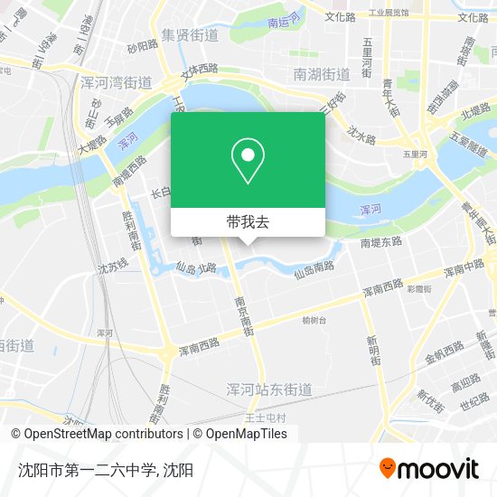 沈阳市第一二六中学地图
