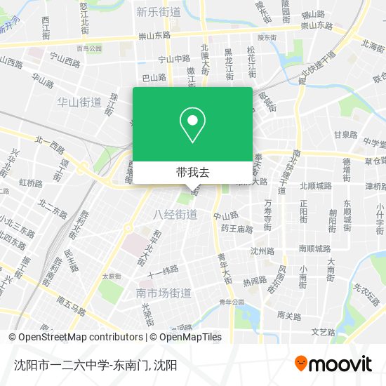 沈阳市一二六中学-东南门地图