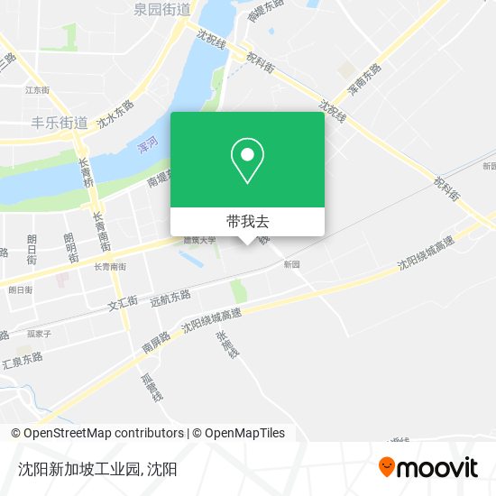 沈阳新加坡工业园地图