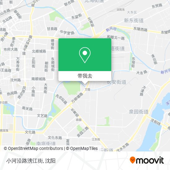 小河沿路滂江街地图