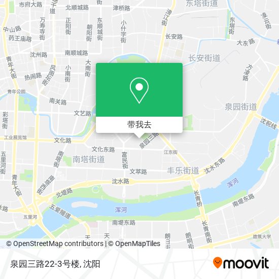 泉园三路22-3号楼地图