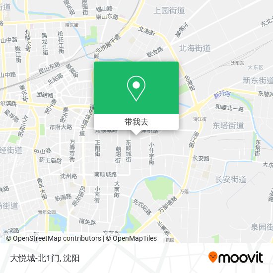 大悦城-北1门地图