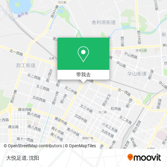 大悦足道地图