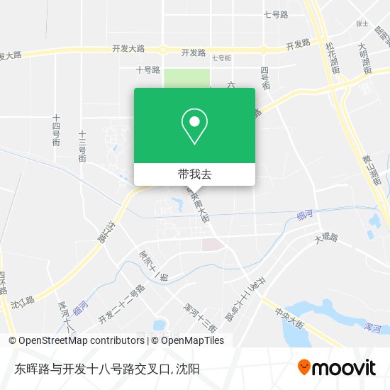 东晖路与开发十八号路交叉口地图