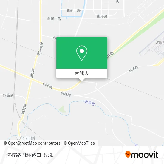 河柠路四环路口地图