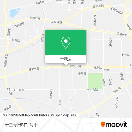 十三号街B口地图