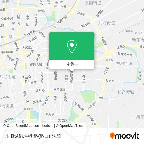 东顺城街/中街路(路口)地图