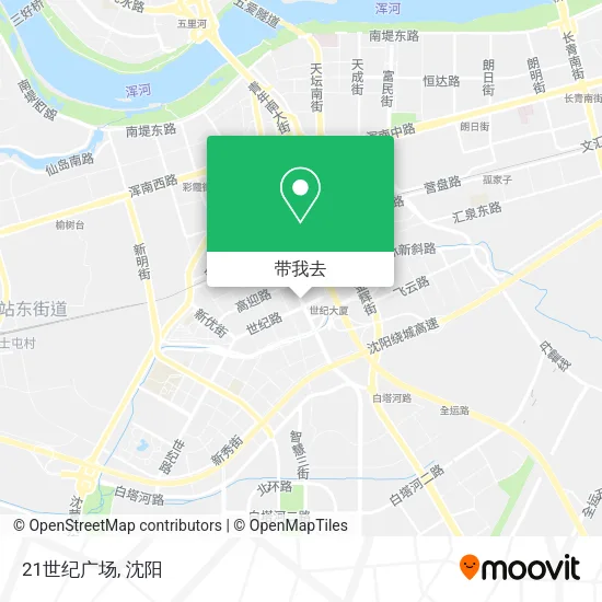 21世纪广场地图