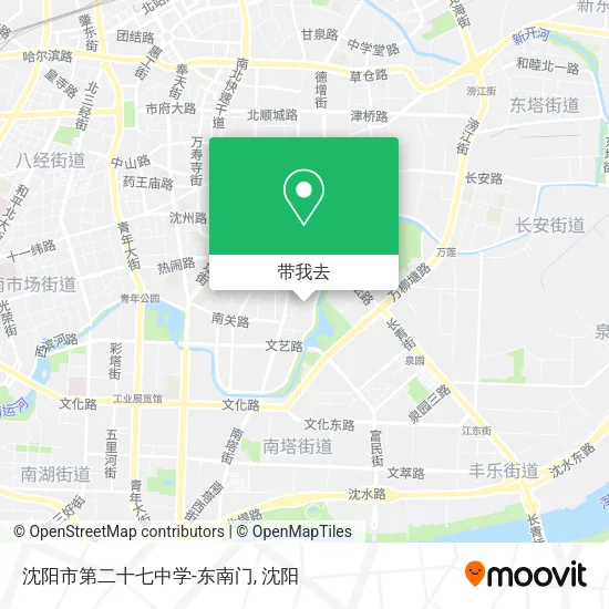 沈阳市第二十七中学-东南门地图