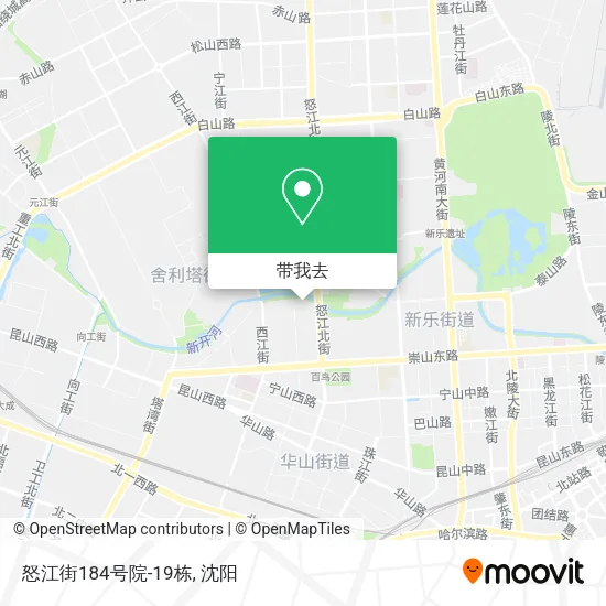 怒江街184号院-19栋地图