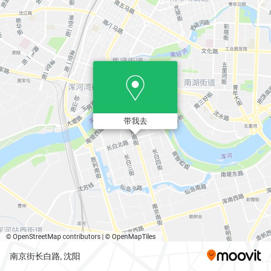 南京街长白路地图