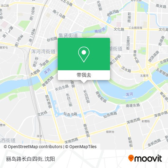 丽岛路长白四街地图