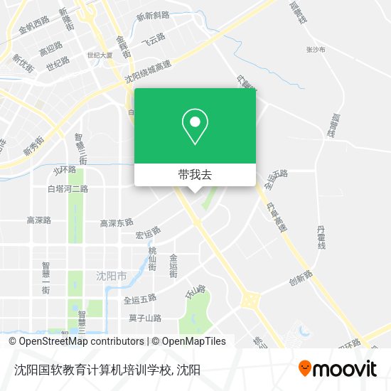 沈阳国软教育计算机培训学校地图