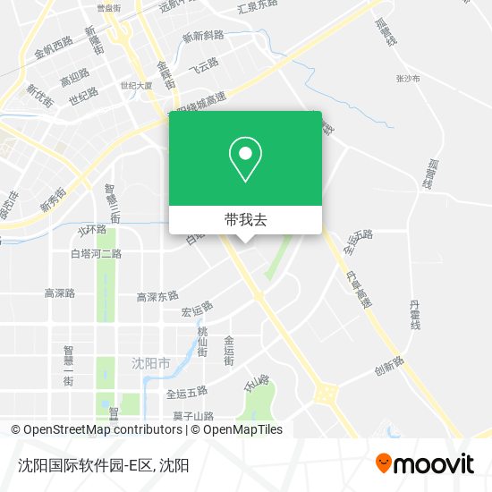 沈阳国际软件园-E区地图