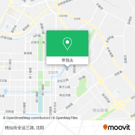桃仙街全运三路地图