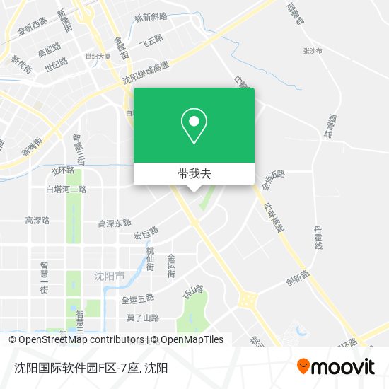 沈阳国际软件园F区-7座地图
