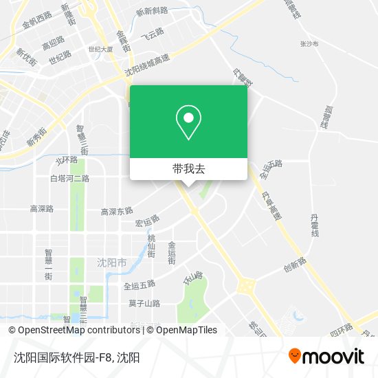 沈阳国际软件园-F8地图