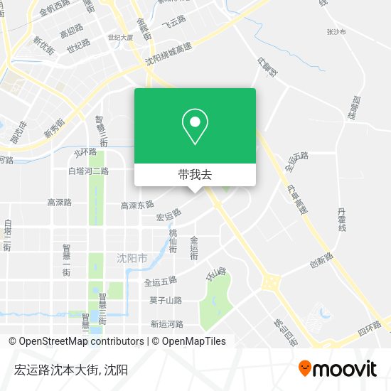 宏运路沈本大街地图