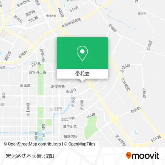 宏运路沈本大街地图