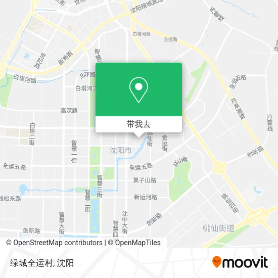 绿城全运村地图