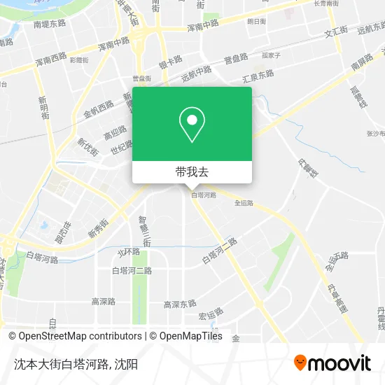 沈本大街白塔河路地图