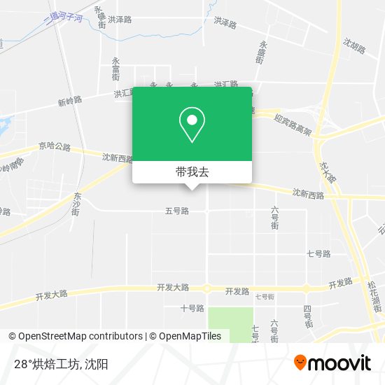28°烘焙工坊地图