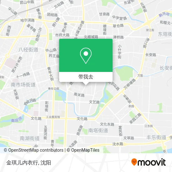 金琪儿内衣行地图