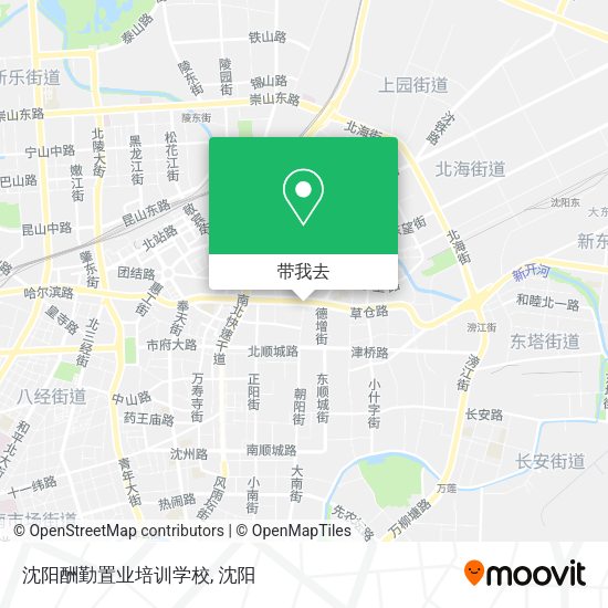沈阳酬勤置业培训学校地图