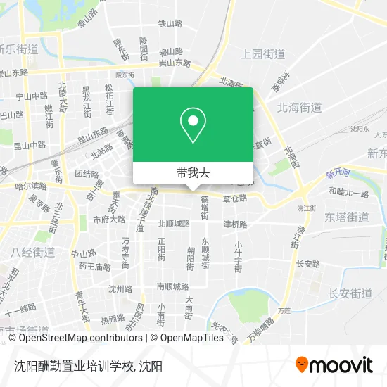 沈阳酬勤置业培训学校地图