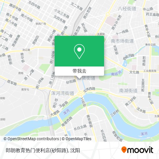 郎朗教育热门便利店(砂阳路)地图