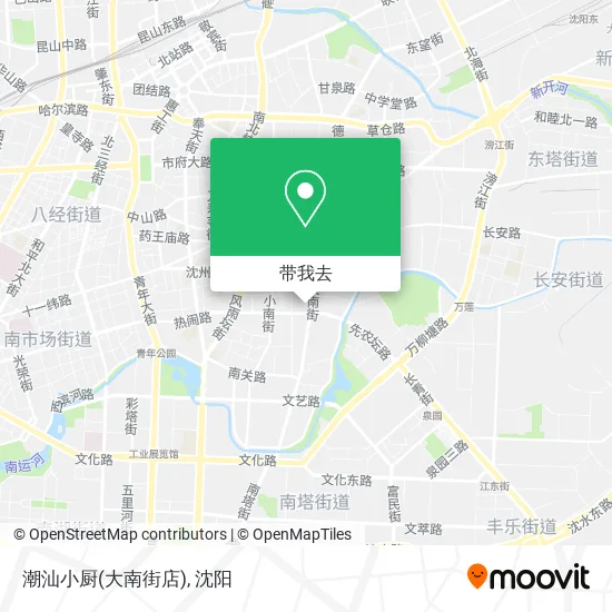 潮汕小厨(大南街店)地图