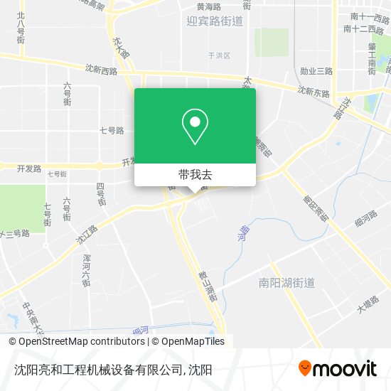 沈阳亮和工程机械设备有限公司地图