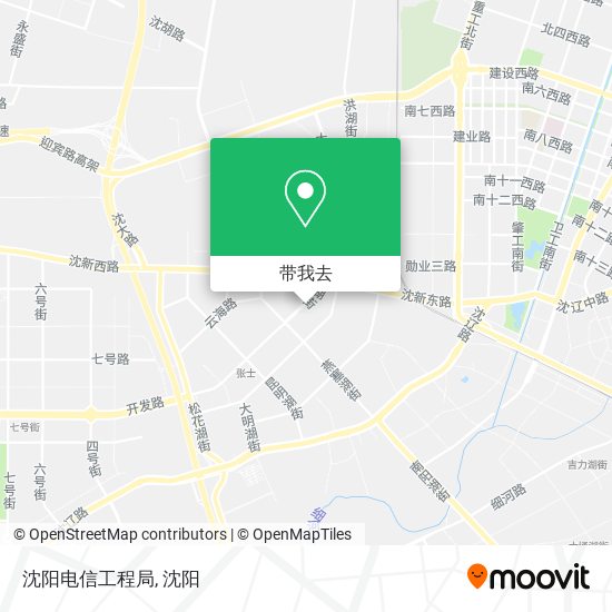 沈阳电信工程局地图