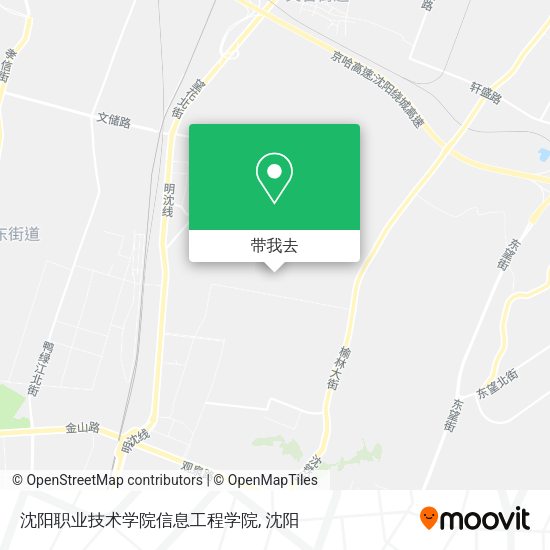 沈阳职业技术学院信息工程学院地图