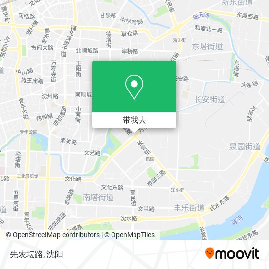 先农坛路地图