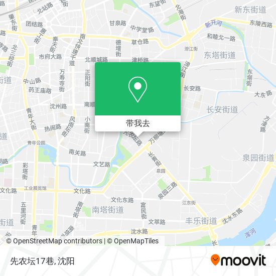 先农坛17巷地图