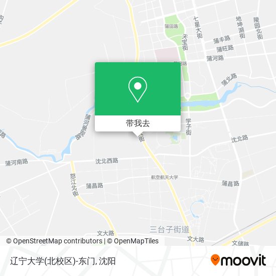 辽宁大学(北校区)-东门地图