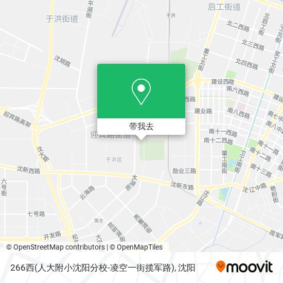 266西(人大附小沈阳分校-凌空一街揽军路)地图