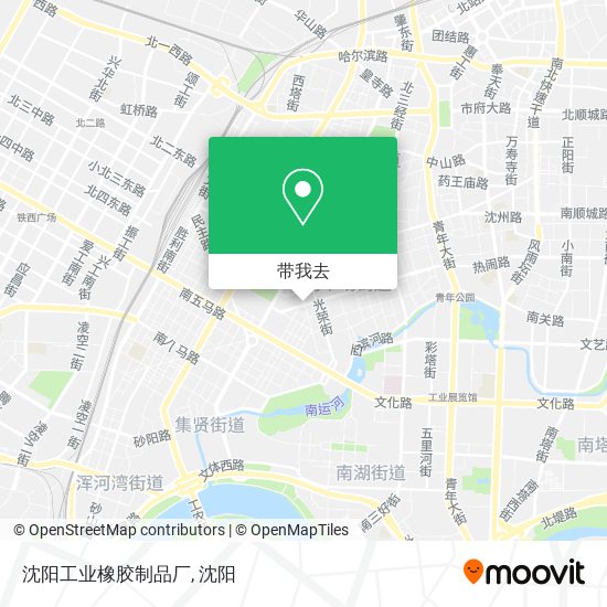 沈阳工业橡胶制品厂地图