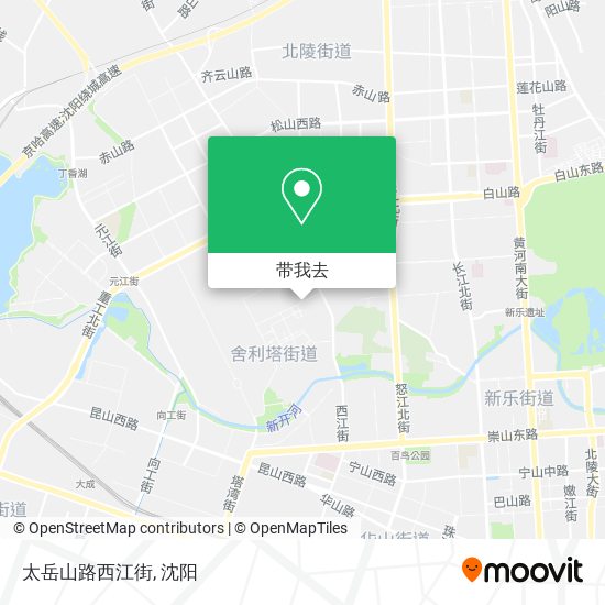 太岳山路西江街地图