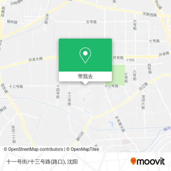 十一号街/十三号路(路口)地图