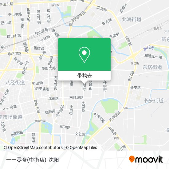 一一零食(中街店)地图