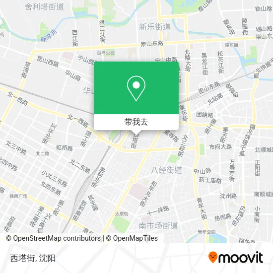 西塔街地图