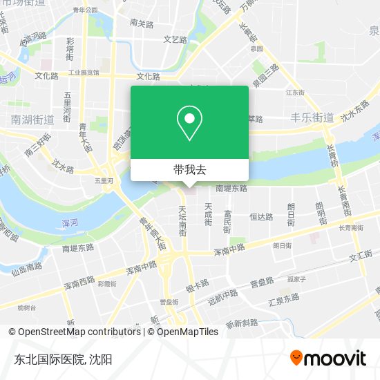 东北国际医院地图