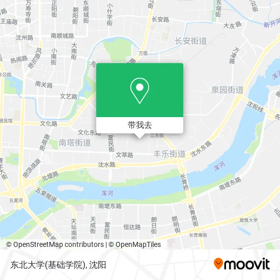 东北大学(基础学院)地图