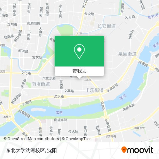 东北大学沈河校区地图